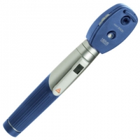 Oftalmoskop mini 3000, niebieski, kpl. z rękojeścią bateryjną